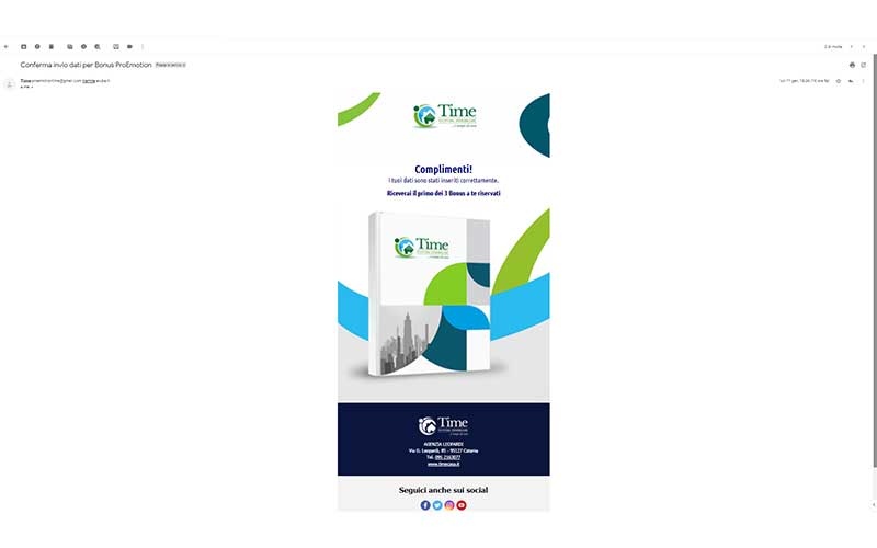 Mail Html per PanPet e Time Immobiliare