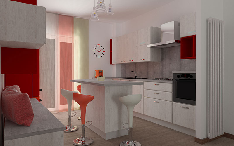 3D Interni (cucina)