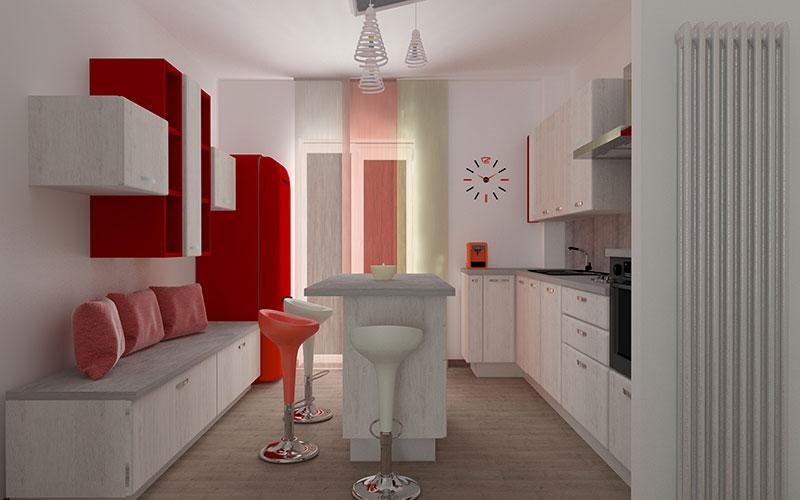 3D Interni (cucina)